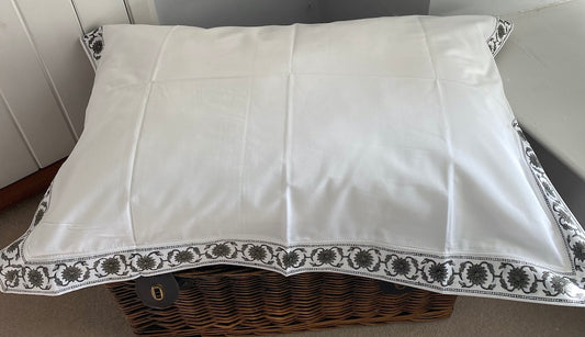 Jaal-kona Print edge cotton pillow case