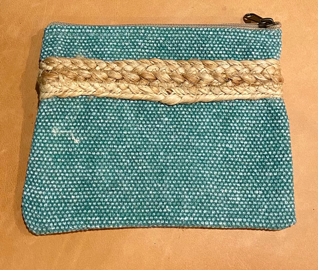 Purse in woven cotton