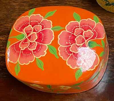 Gift Box in Painted Paper Mache - Meter box