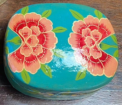 Gift Box in Painted Paper Mache - Meter box