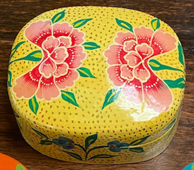 Gift Box in Painted Paper Mache - Meter box