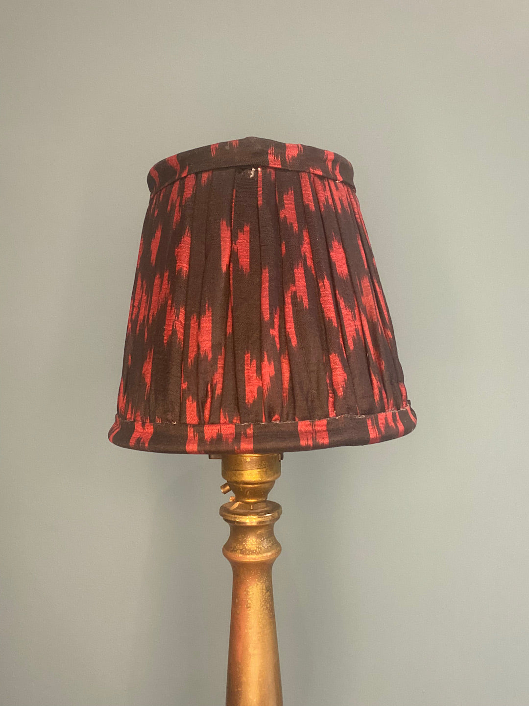 Lampshades in woven silk small Clip on