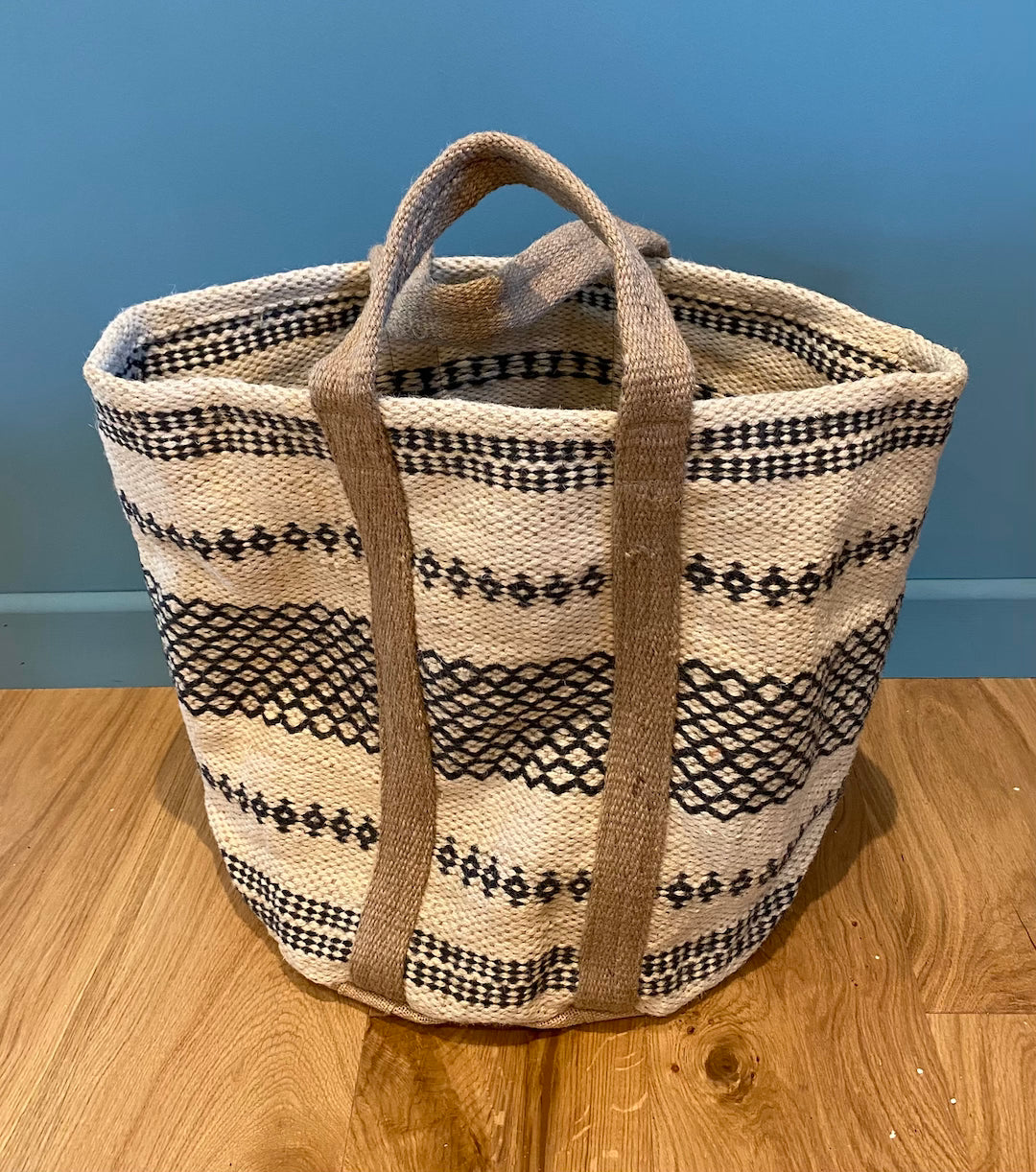 Utility /Laundry Jute striped Bags
