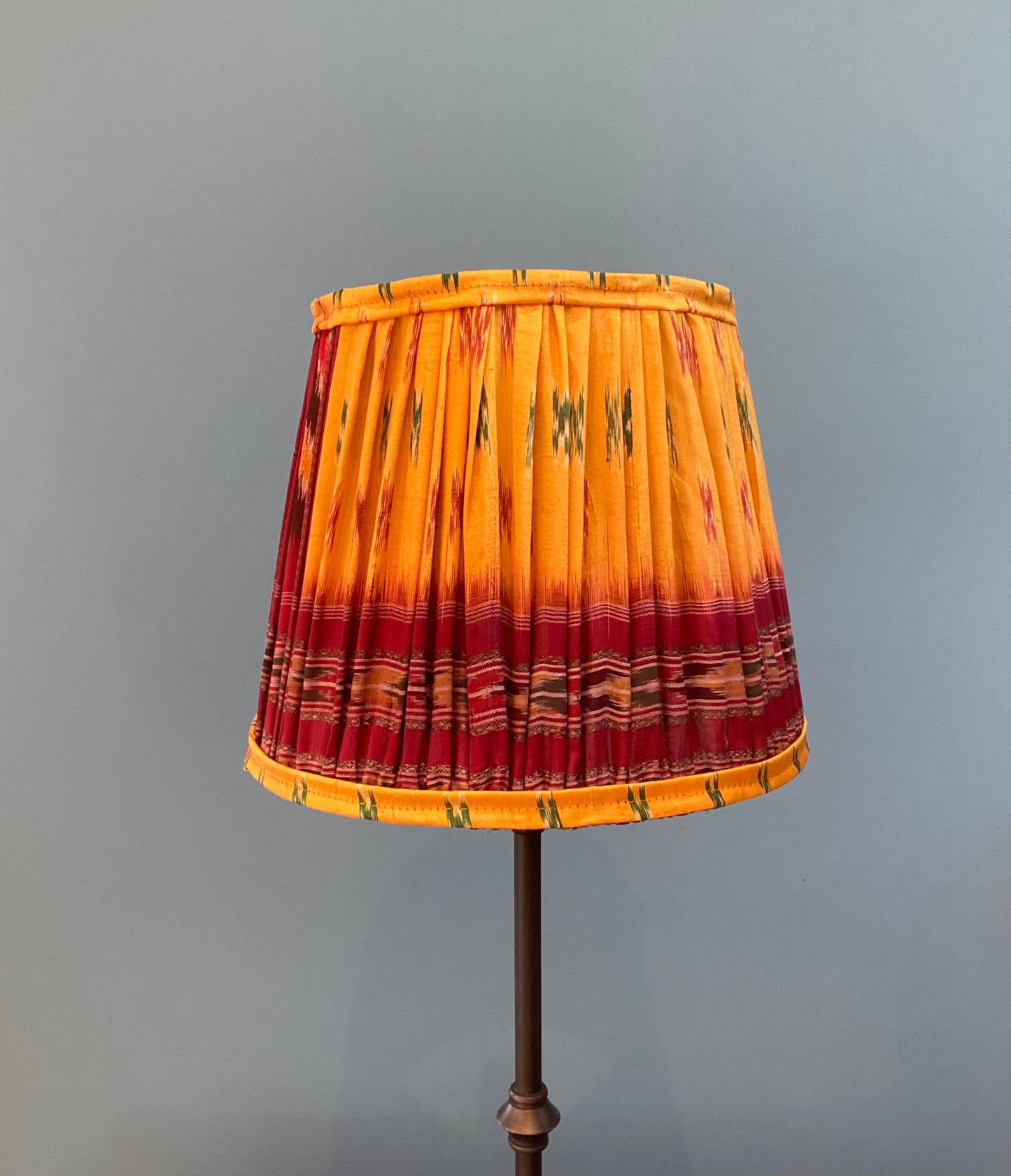 Upcycled silk sari lampshades 26cm