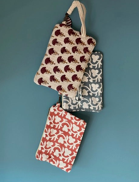 Cotton Printed Pouches
