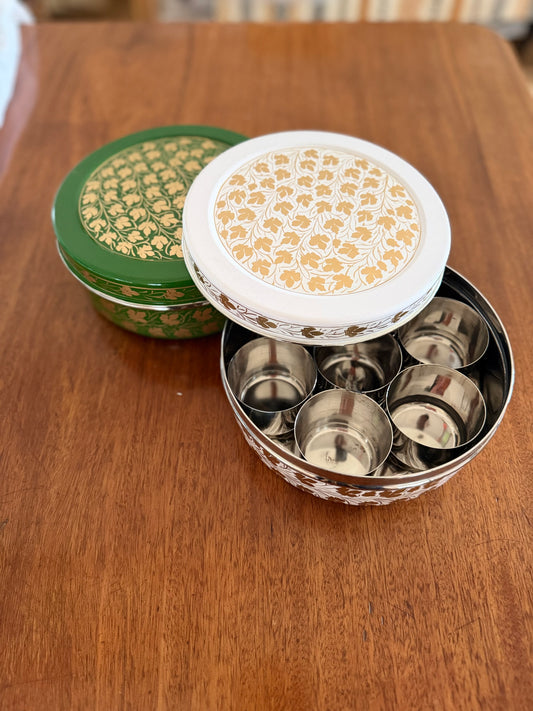 Handpainted Spice Tins