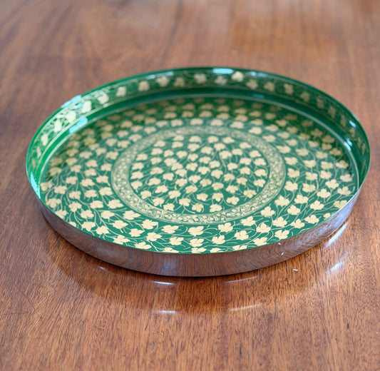 Hand painted Metal Trays