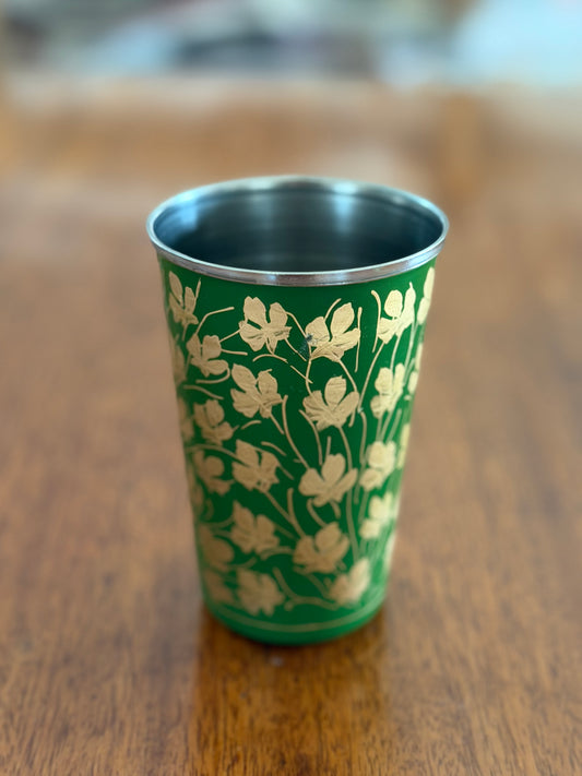 Hand painted Metal Tumblers