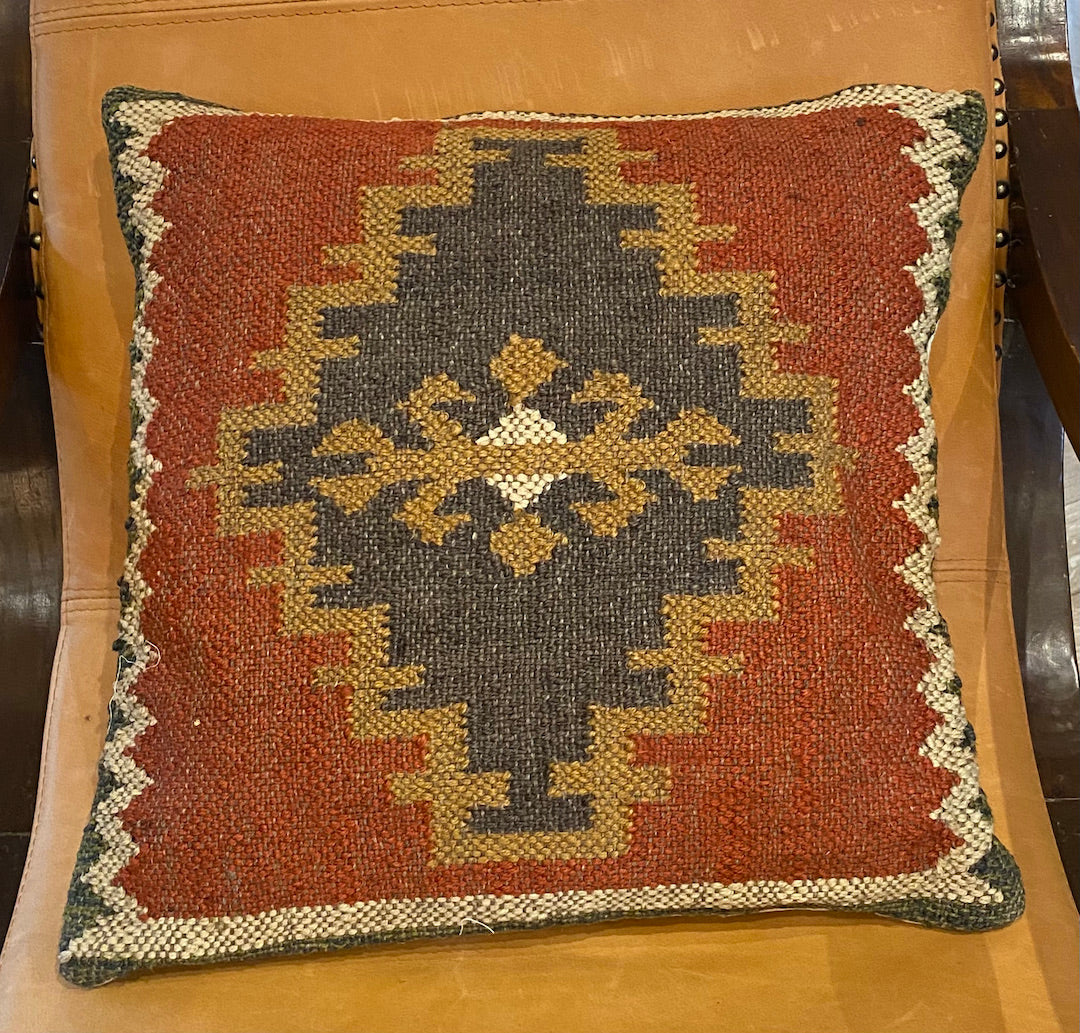 Cushion covers in Kilim Jute and wool