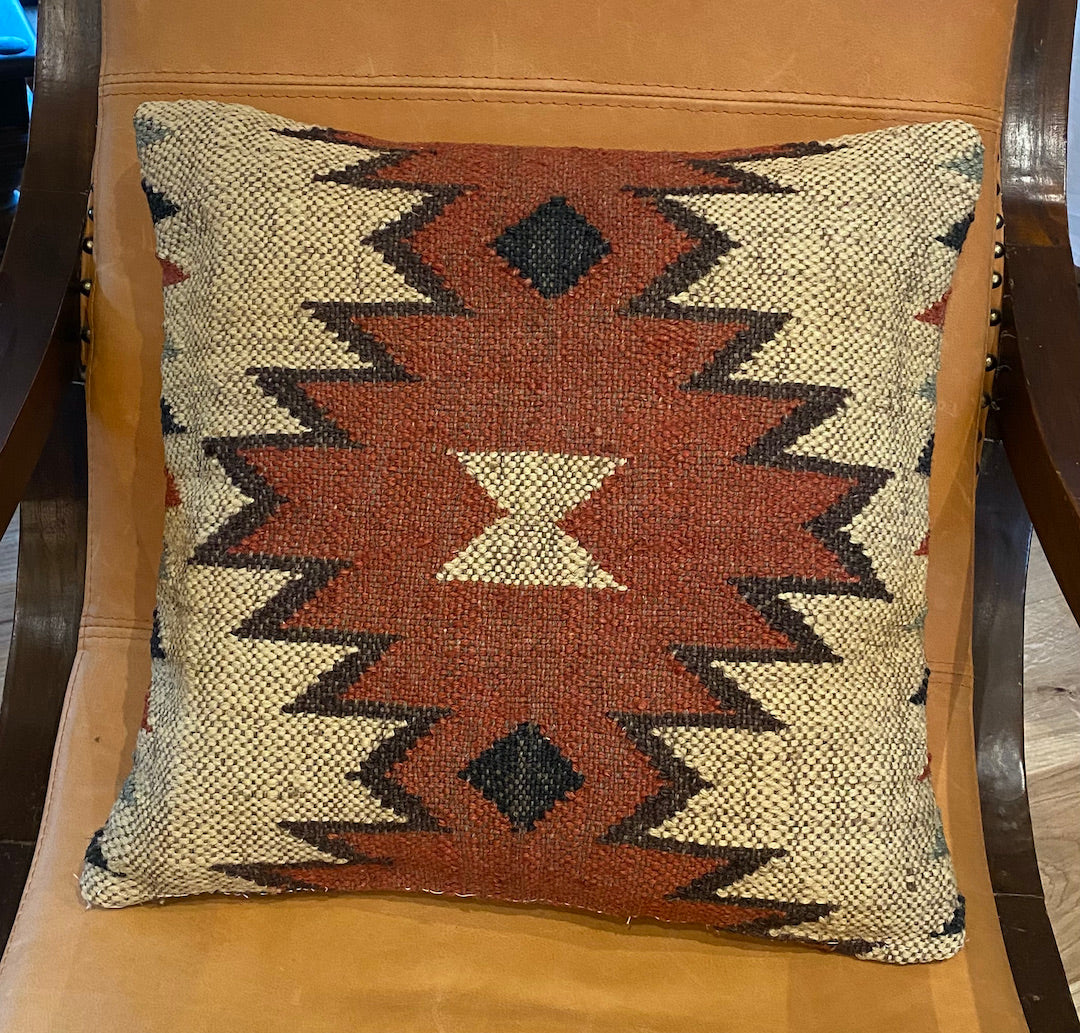 Cushion covers in Kilim Jute and wool