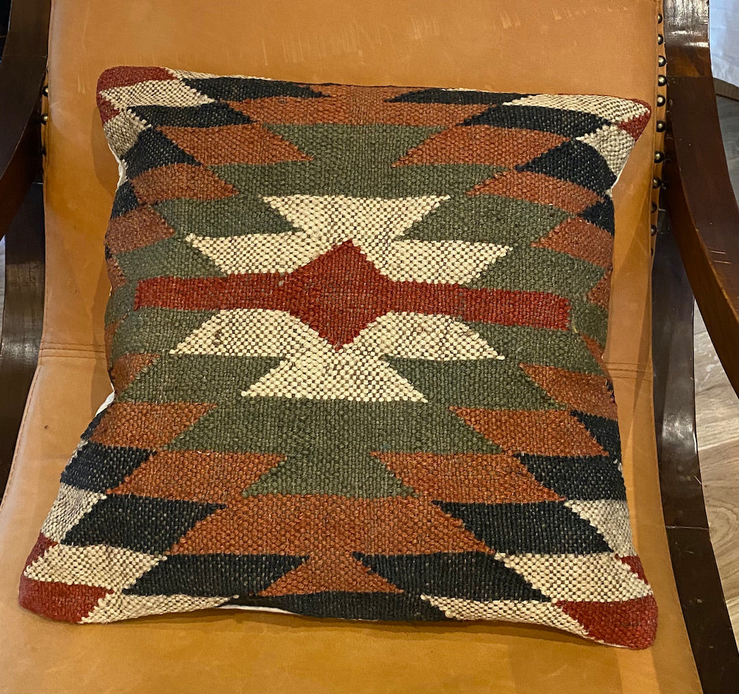 Cushion covers in Kilim Jute and wool