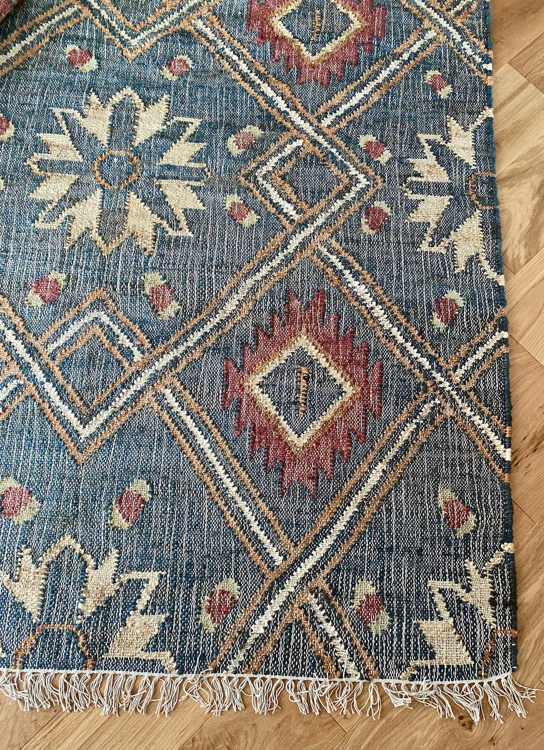 Jute Kilim large Rug