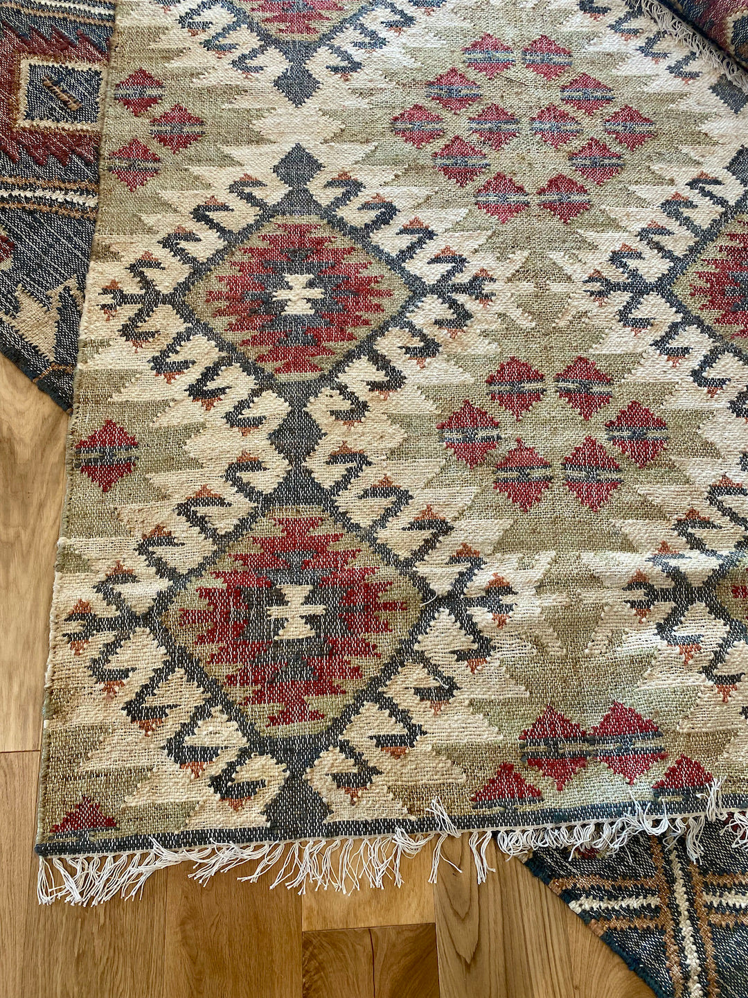 Jute Kilim large Rug