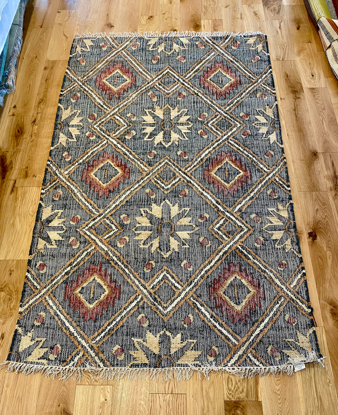 Jute Kilim large Rug