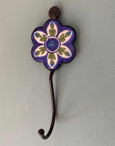 Ceramic Wall Hook Hand Painted Melon